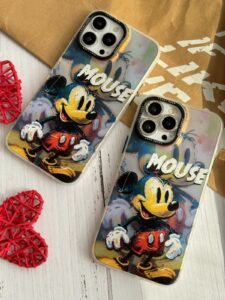 قاب موبایل آیفون میکی موس نقاشی هلوگرامی - تصویر 3