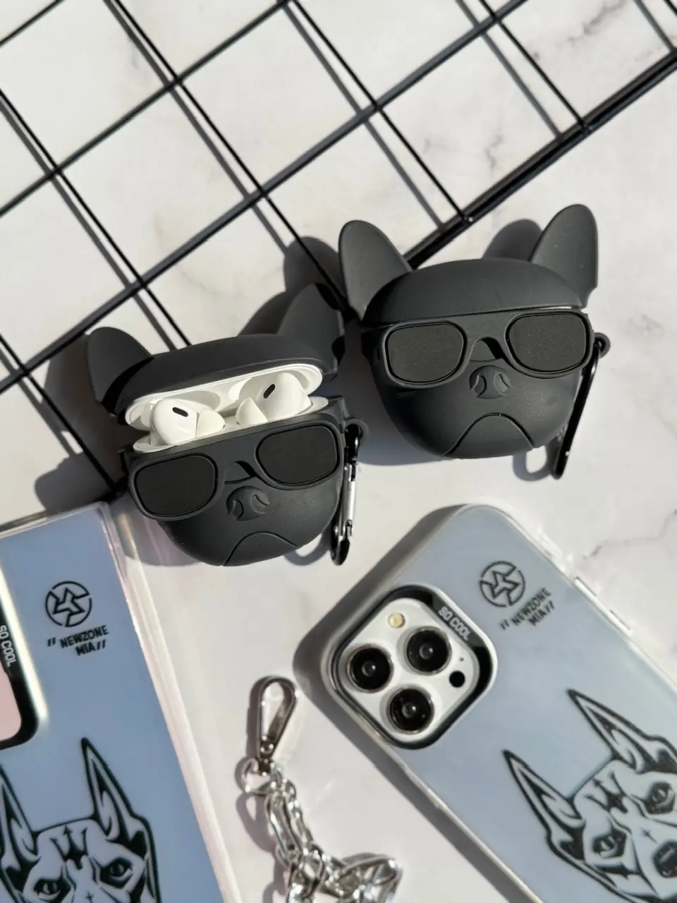 0dbfbb کاور ایرپاد بولداگ مشکی (کدa0175) - تصویر 1