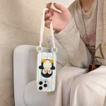 قاب پنگوئن بامزه با بند مچی دو قلاب (کدC1922) - تصویر 6