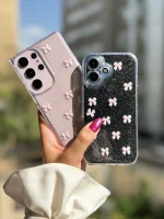 قاب پاپیون صورتی شاین آیفون ، سامسونگ ، شیائومی (کدC2059) - تصویر 4