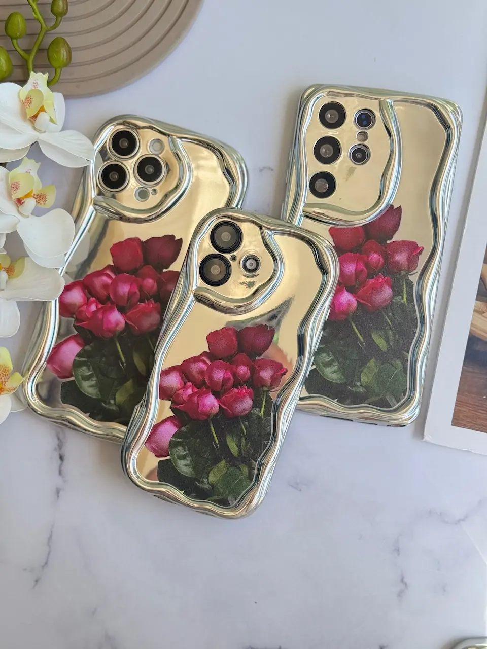 1a7bb0 قاب Rose آیفون و سامسونگ و شیائومی (کدC1997) - تصویر 1