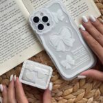 قاب موبایل آیفون پاپیون جمله مثبت انگلیسی سفید محافظ لنزدار - تصویر 2