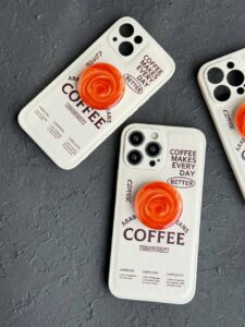 قاب موبایل آیفون طرز تهیه انواع قهوه + پاپ سوکت لته آرت - تصویر 2