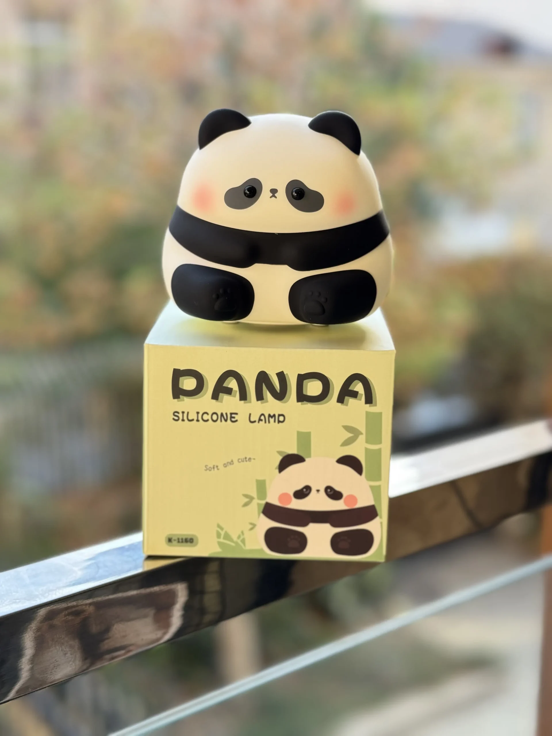 259ef2 چراغ خواب سیلیکونی پاندا بامبو (کدa0174) - تصویر 1