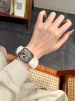 بند اپل واچ خز دار سفید (کدw5053) - تصویر 5