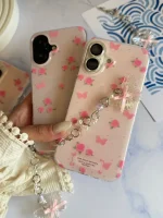 قاب Pink Flower Butterfly با آویز (کدC2116) - تصویر 8