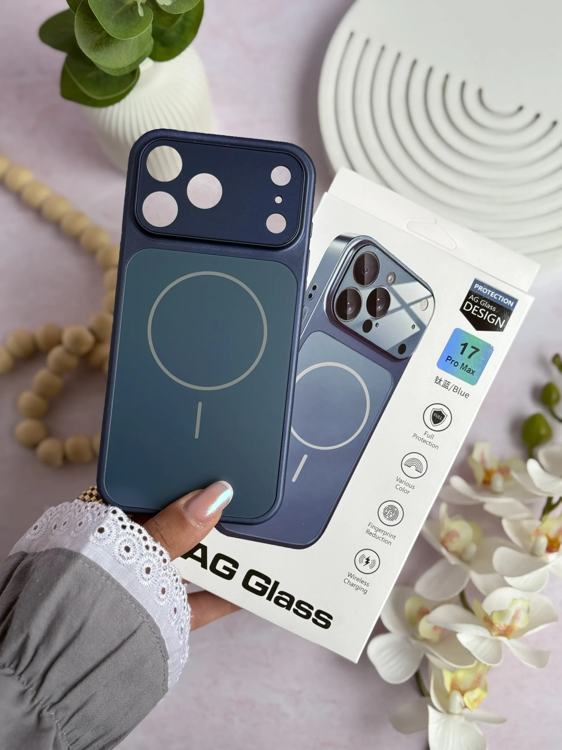 2e034a قاب AG GLASS ^ آبی تیره ^ (کدC2152) - تصویر 1