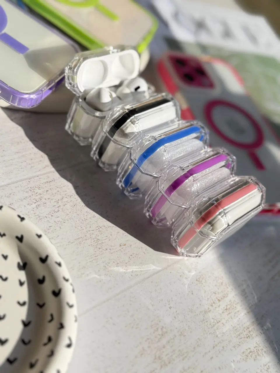 307e09 کاور ایرپاد ست قاب مگ سیف دار رنگی (کدa0141) - تصویر 1