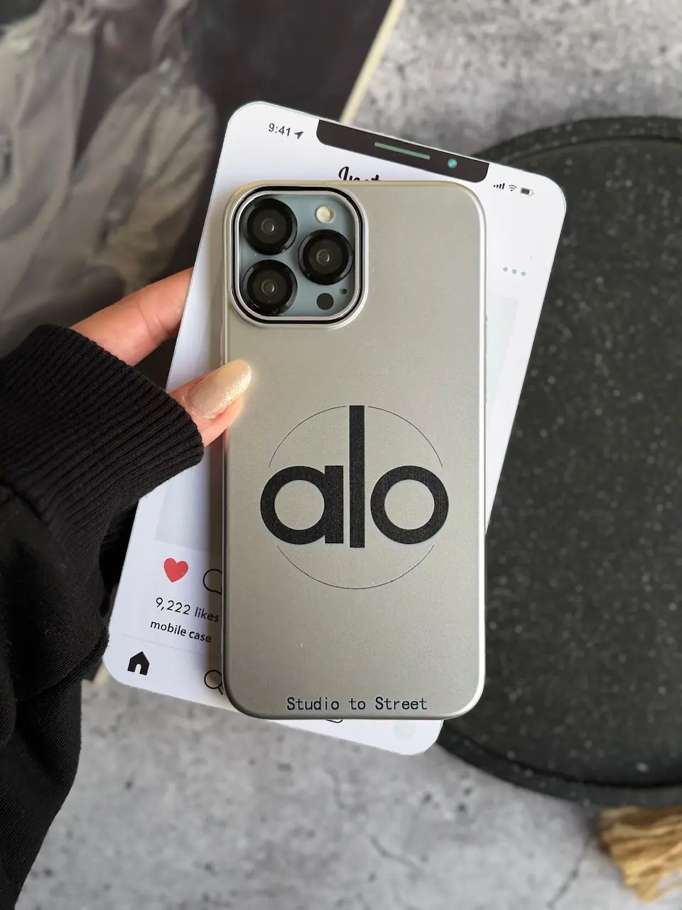 3ae1d7 قاب Silver alo آیفون و سامسونگ (کدC2183) - تصویر 1