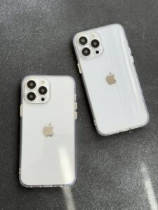 قاب موبایل آیفون ادویا پشت طلق لبه ژله ای بیرنگ - تصویر 2