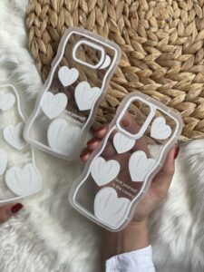 قاب موبایل شیائومی قلب یخی محافظ لنزدار - تصویر 3