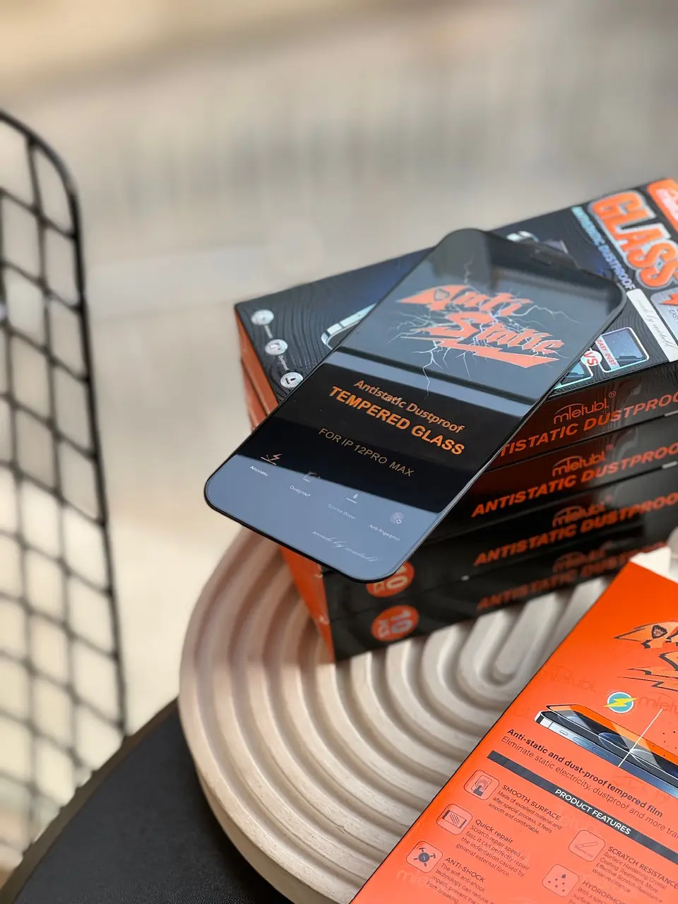 57c6e0 گلس AntiStatic شفاف (کدG7001) - تصویر 1