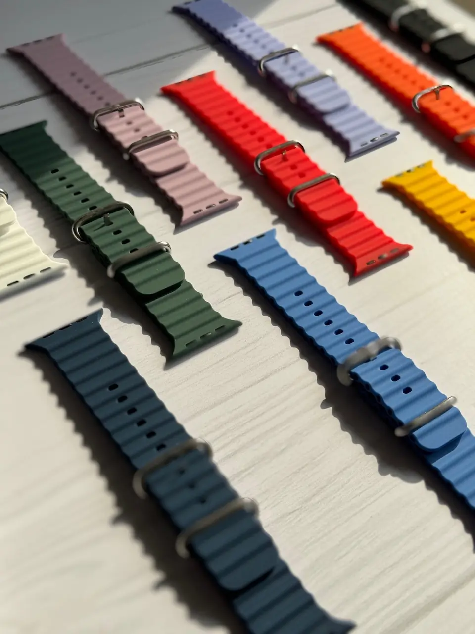 5dff18 بند اپل واچ Ocean Loop سیلیکونی (کدw5005) - تصویر 1