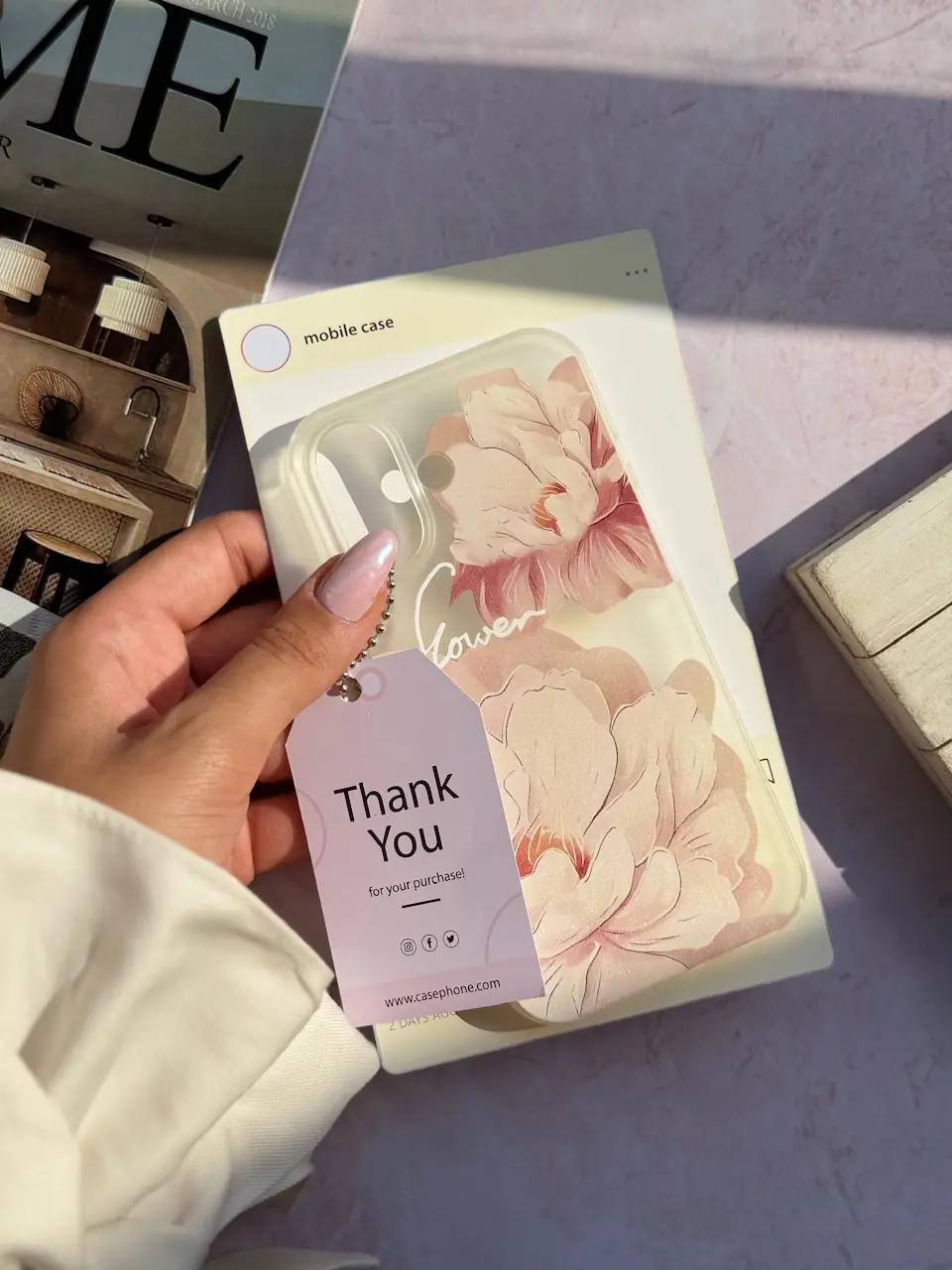 653596 قاب Peony Flower (کدC2073) - تصویر 1