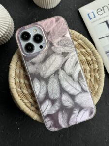 قاب موبایل آیفون پر مرغ عشق هلوگرامی - تصویر 3