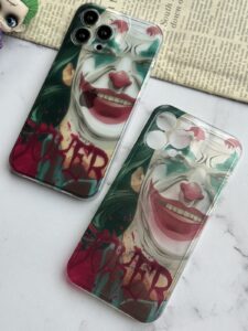 قاب موبایل آیفون نقاشی جوکر محافظ لنزدار - تصویر 3