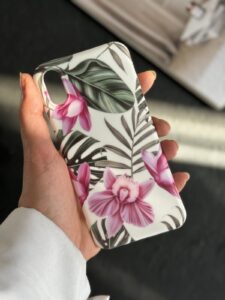 قاب موبایل آیفون برگ استوایی ( 1054 )