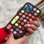 قاب موبایل آیفون پالت سایه لوازم آرایش برجسته - تصویر 2