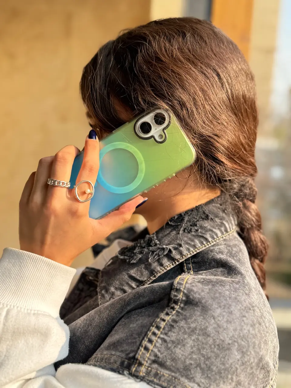 89e031 قاب Pink Glow & Aqua Breeze مگ سیف دار (کدC1909) - تصویر 1