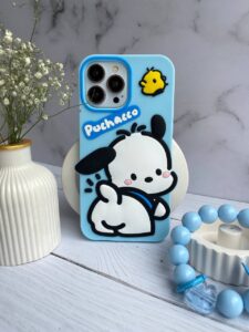 قاب موبایل آیفون سیلیکونی اسنوپی ( بدون بند )