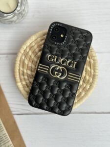 قاب موبایل شیائومی گوچی بالشتی چرمی داغ - تصویر 2