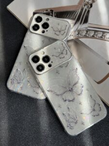 قاب موبایل آیفون پروانه صدفی - تصویر 3