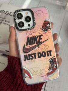 قاب موبایل آیفون کتونی نایکی جردن هلوگرامی - تصویر 2