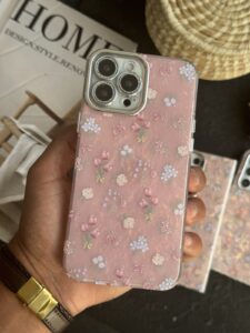 قاب موبایل ( آیفون - سامسونگ - شیائومی ) انگلیش هوم صورتی