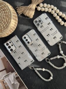 قاب موبایل آیفون پاپیون جمله مثبت سیلور + بندست - تصویر 2