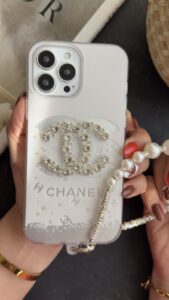 قاب موبایل آیفون کوکوشنل ایتالیانو + بندست مروارید - تصویر 3