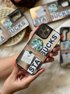 قاب موبایل آیفون استارباکس آیینه ای کستیفای - تصویر 2