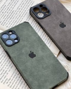 قاب موبایل آیفون جیر مخملی - تصویر 3