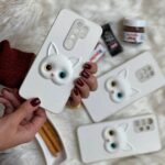قاب موبایل شیائومی گربه چشم تیله ای برجسته