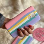 قاب موبایل شیائومی رنگین کمان سیلیکونی هفت رنگ سری 1 - تصویر 3