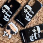 قاب موبایل شیائومی طرح کارل و گربه پشت گلس ( 2003 )