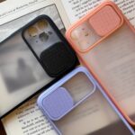 قاب موبایل سامسونگ لنزکشویی رنگی پشت مات