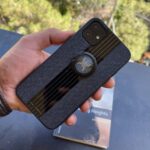 قاب موبایل شیائومی پارچه و گلس حلقه دار مشکی - تصویر 3