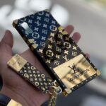 قاب موبایل شیائومی لویی ویتون گلد بلک صندوقی فونتی + آویزست