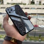 قاب موبایل شیائومی طرح سواروسکی موج دار آینه و نگین