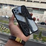 قاب موبایل شیائومی طرح سواروسکی موج دار آینه و نگین - تصویر 2