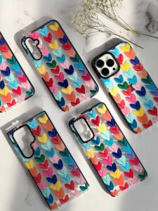 قاب موبایل آیفون پالت آبرنگی قلبی کستیفای - تصویر 2