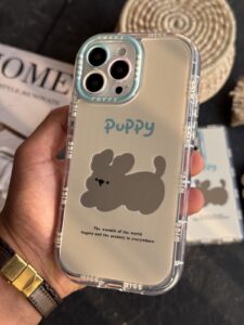 قاب موبایل ( آیفون - سامسونگ ) سگ نایس پاپی آیینه ای