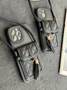 قاب موبایل آیفون سن لورن جاکارتی بندی بلند - تصویر 2