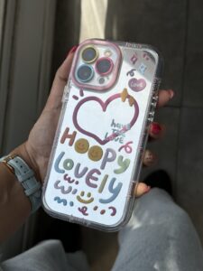 قاب موبایل ( آیفون - سامسونگ ) هپی لاولی آیینه ای - تصویر 3