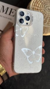قاب موبایل ( آیفون - سامسونگ ) پروانه پاپیلون - تصویر 2