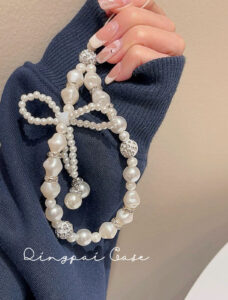 بند و آویز گره پاپیون مروارید