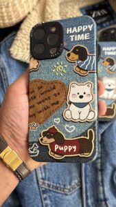 قاب موبایل آیفون سگ جین استایل داکس هوند - تصویر 2