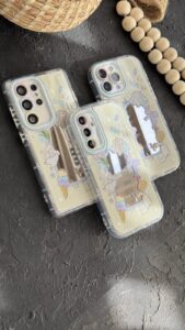 قاب موبایل ( آیفون - سامسونگ ) گربه کت پارتی آیینه ای - تصویر 2