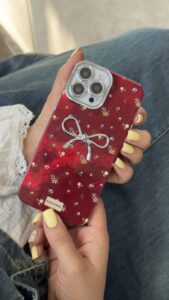 قاب موبایل ( آیفون ) پاپیون چریبو گل رز