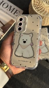 قاب موبایل ( آیفون - سامسونگ ) سگ پامر خرسی پاپی آیینه ای - تصویر 2